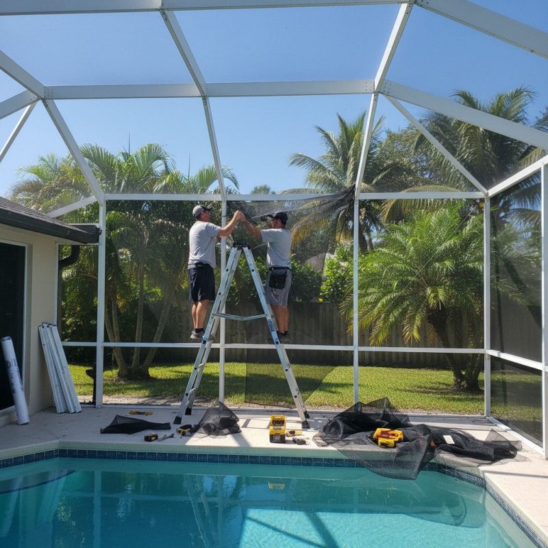Local Pool Cover Assembly pros at work